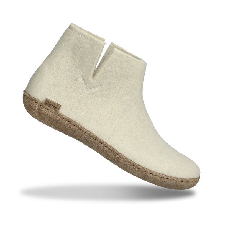 glerups Boot with leather sole Boot with leather sole Off white