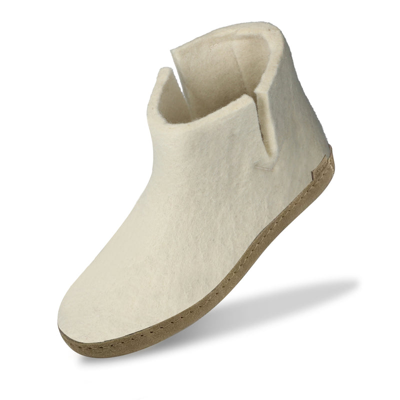 glerups Boot with leather sole Boot with leather sole Off white