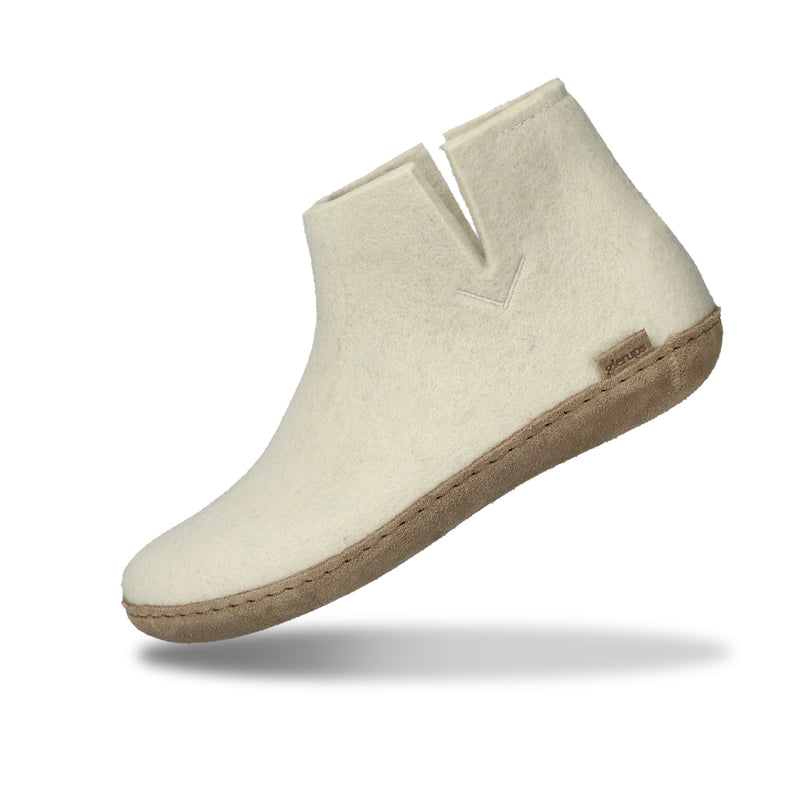 glerups Boot with leather sole Boot with leather sole Off white