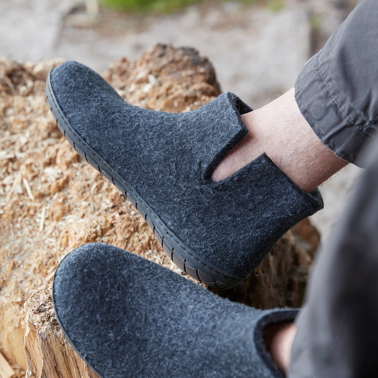 Glerups wool slipper boots store
