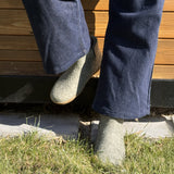 Boot with natural rubber sole - honey - Moss