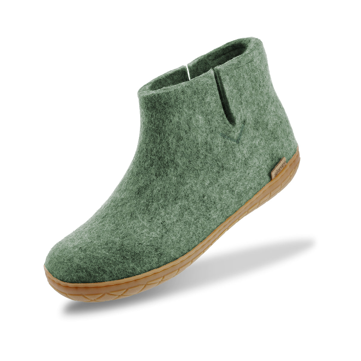 Boot with natural rubber sole - honey - Moss