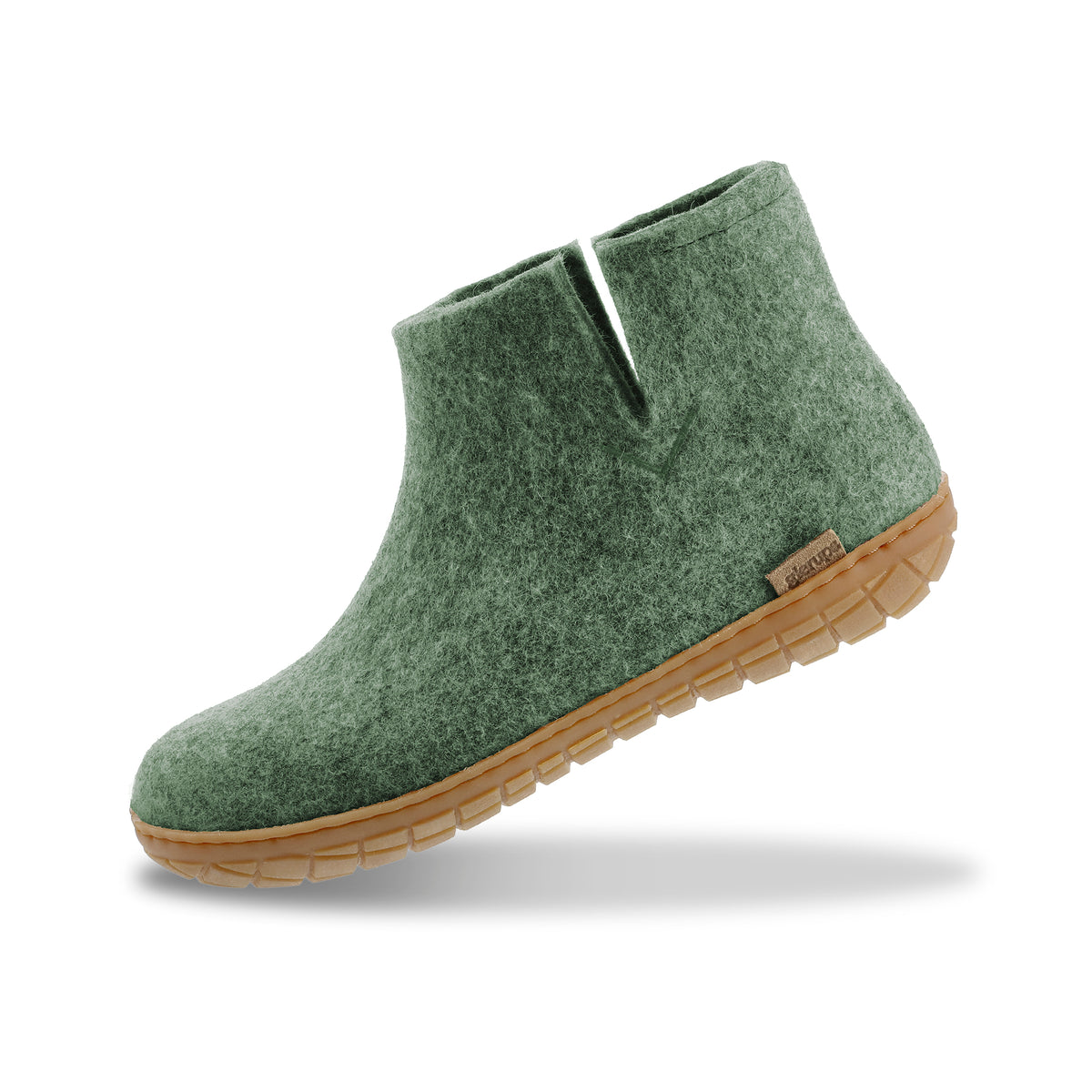 Boot with natural rubber sole - honey - Moss