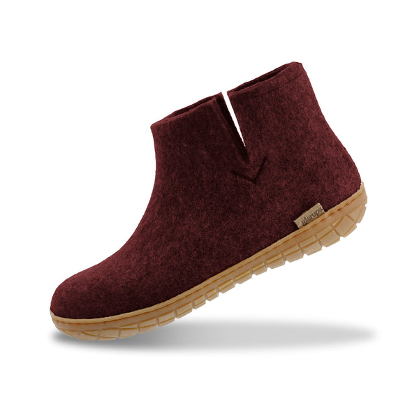 Boot with natural rubber sole - honey - Beet