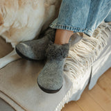 glerups Boot with wool shaft - Limited edition Boot with rubber sole Grey
