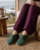 Slip-on with leather sole - Ocean Teal
