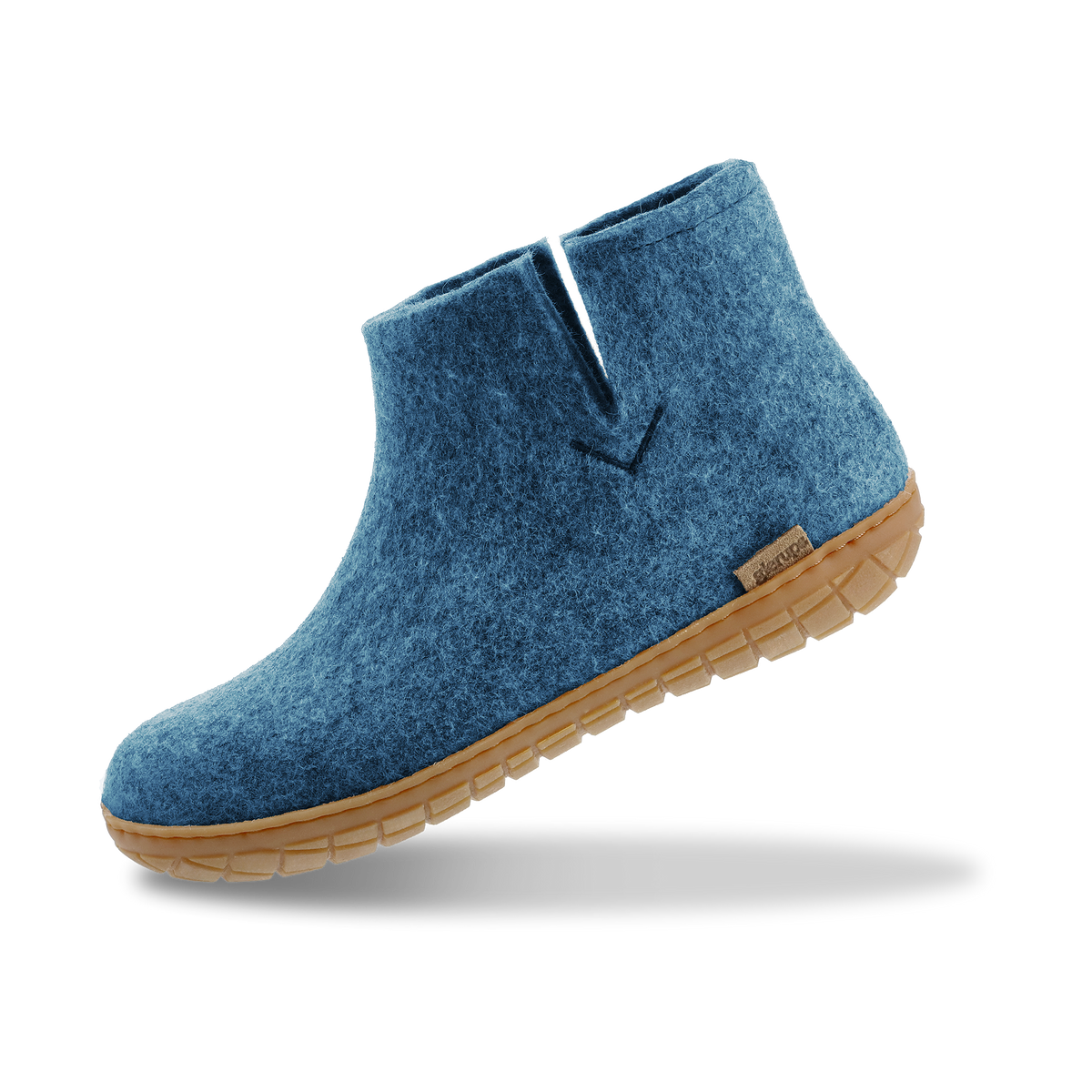 Boot with natural rubber sole - honey - Petrol
