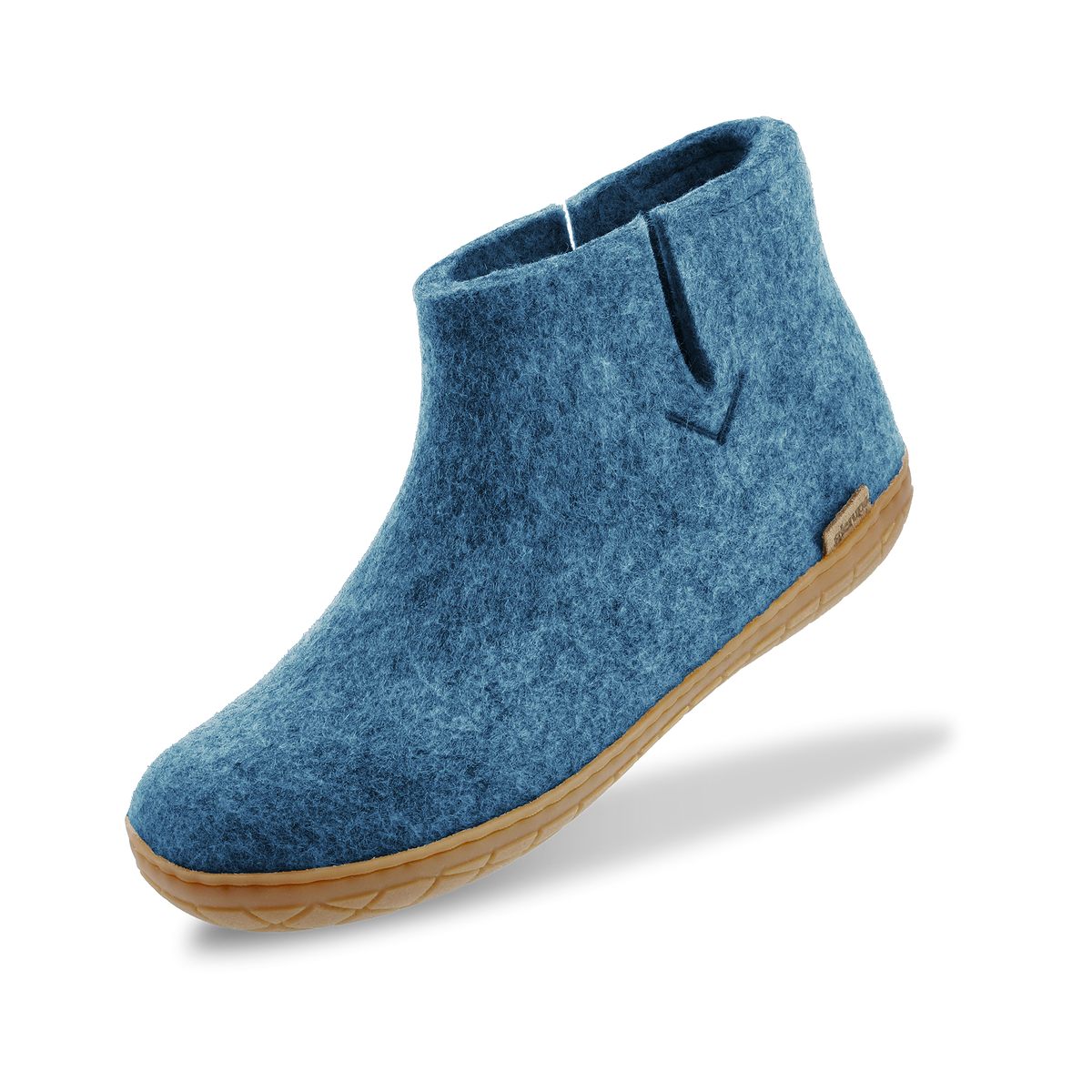 Boot with natural rubber sole - honey - Petrol