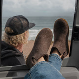 Boot with natural rubber sole - honey - Chestnut