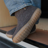 Boot with natural rubber sole - honey - Chestnut