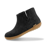 Boot with natural rubber sole - honey - Charcoal