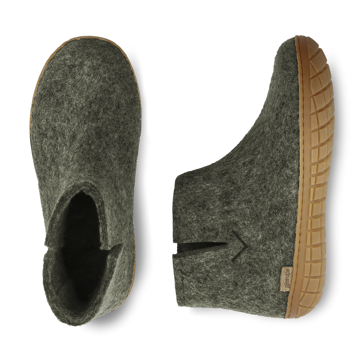 Boot with natural rubber sole - honey - Forest