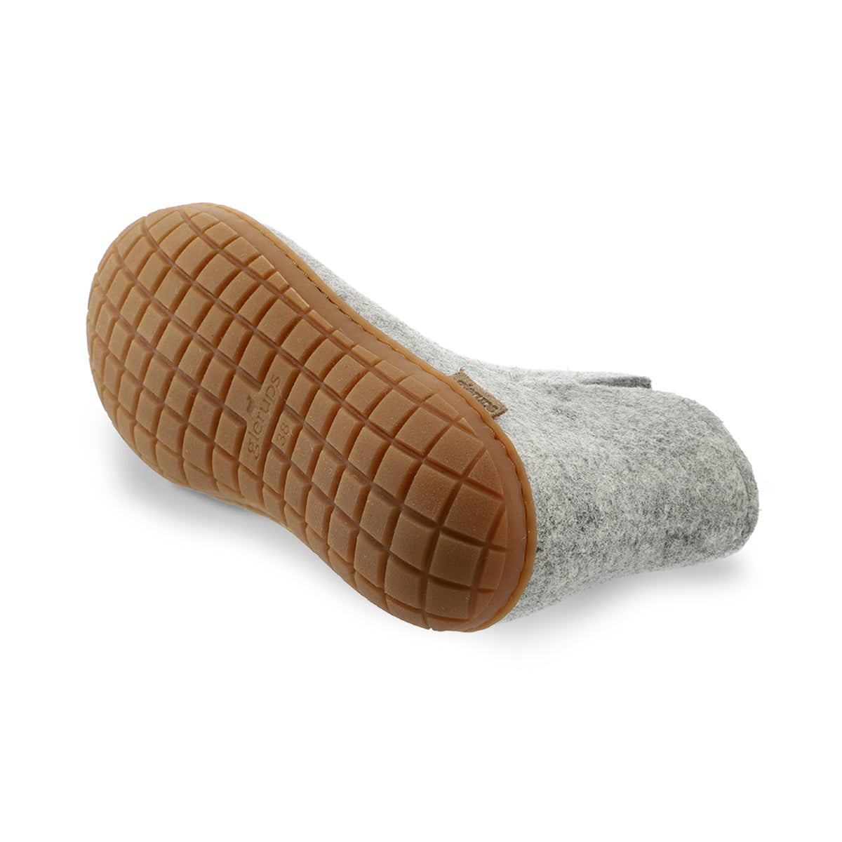 Boot with natural rubber sole - honey - Grey