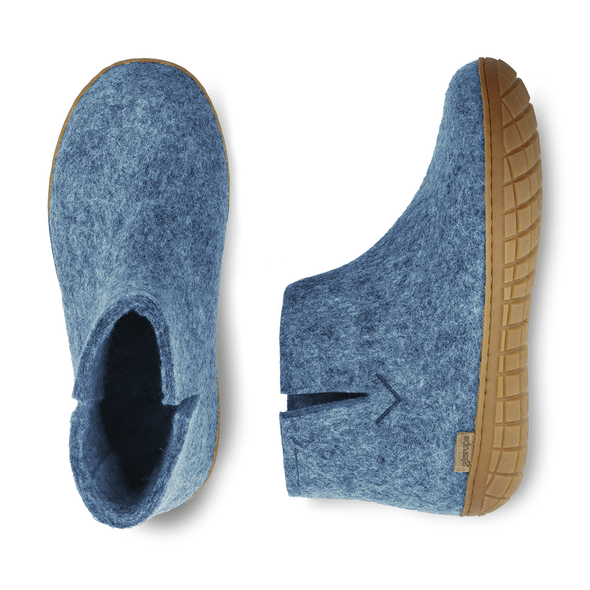 Boot with natural rubber sole - honey - Petrol