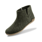 Boot with leather sole - Forest