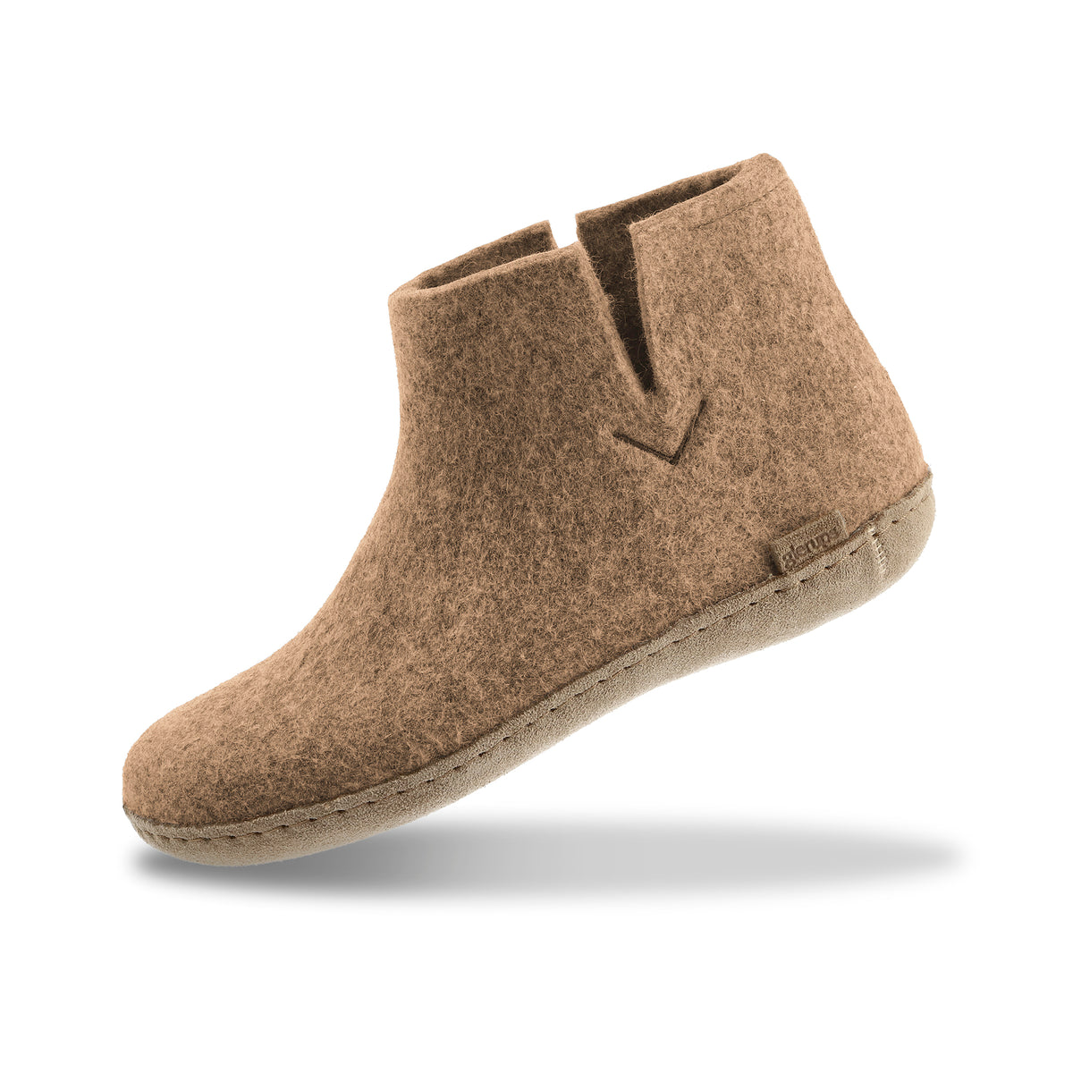 Boot with leather sole - Sand