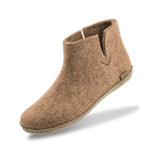 Boot with leather sole - Sand