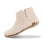 Boot with leather sole - Off white