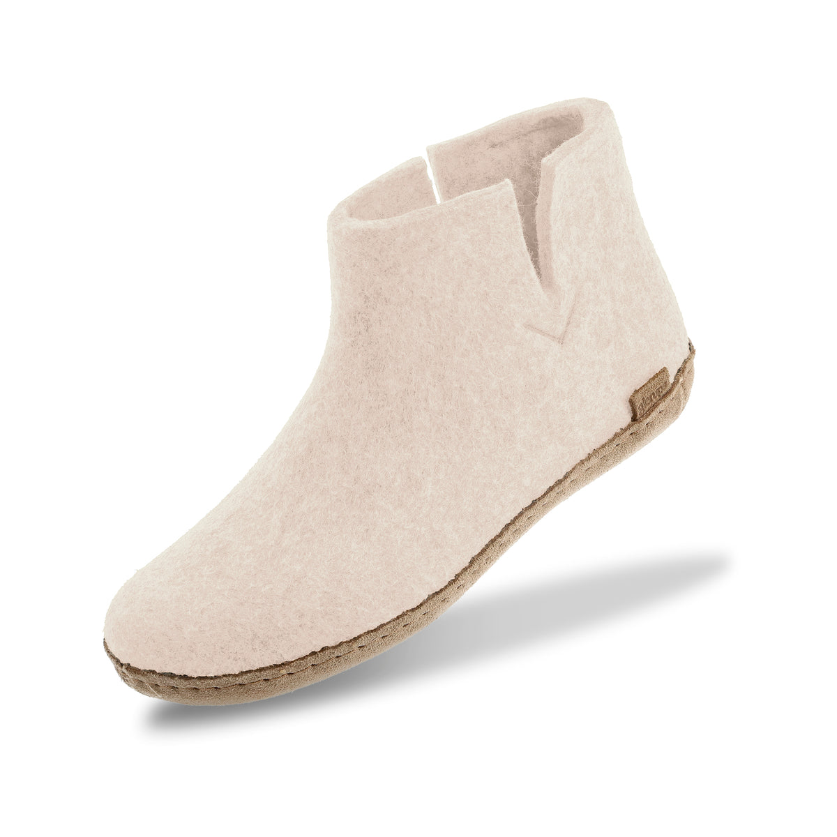 Boot with leather sole - Off white