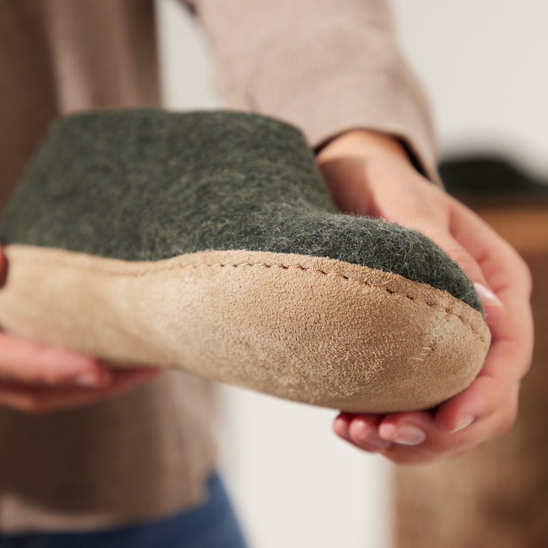 Wool slippers glerups discount