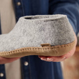 glerups Shoe with leather sole Shoe with leather sole Grey