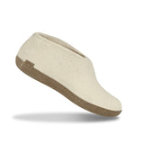glerups Shoe with leather sole Shoe with leather sole Off white