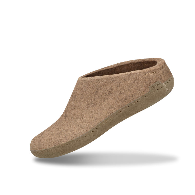 Slip-on with leather sole Sand – - Main Image