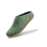 Slip-on with leather sole - Moss