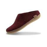 Slip-on with leather sole - Beet