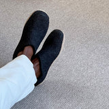 glerups Slip-on with leather sole Slip-on with leather sole Charcoal