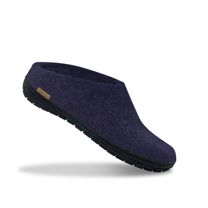 glerups Slip-on with natural rubber sole - black Slip-on with rubber sole Purple