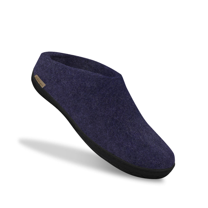 glerups Slip-on with natural rubber sole - black Slip-on with rubber sole Purple