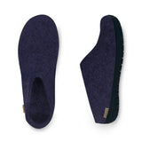 glerups Slip-on with natural rubber sole - black Slip-on with rubber sole Purple