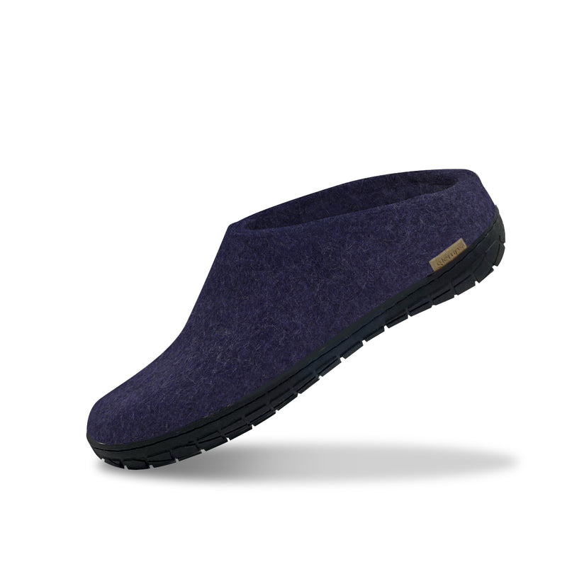 glerups Slip-on with natural rubber sole - black Slip-on with rubber sole Purple