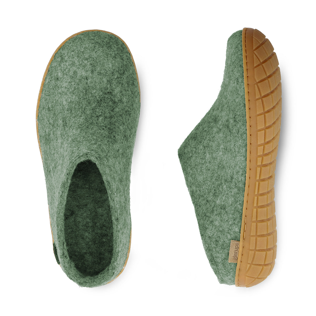 Slip-on with natural rubber sole - honey - Moss
