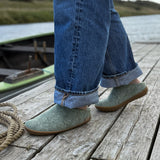 Slip-on with natural rubber sole - honey - Moss