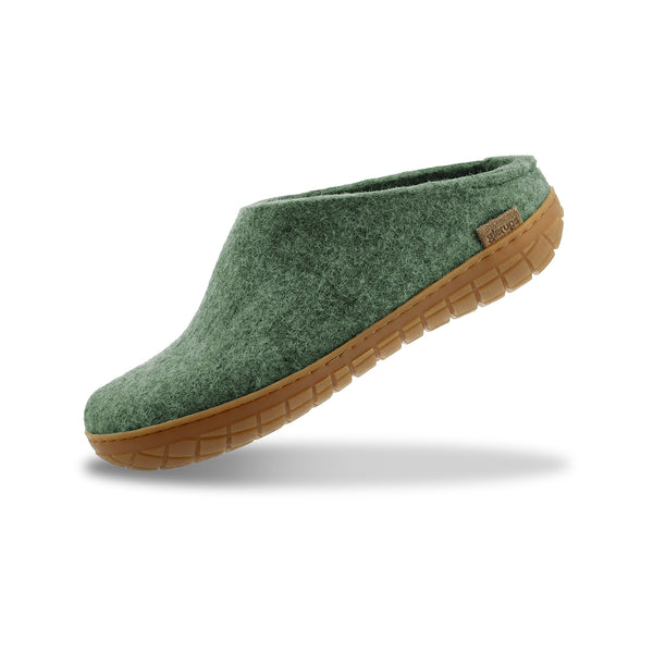 Slip-on with natural rubber sole - honey - Moss