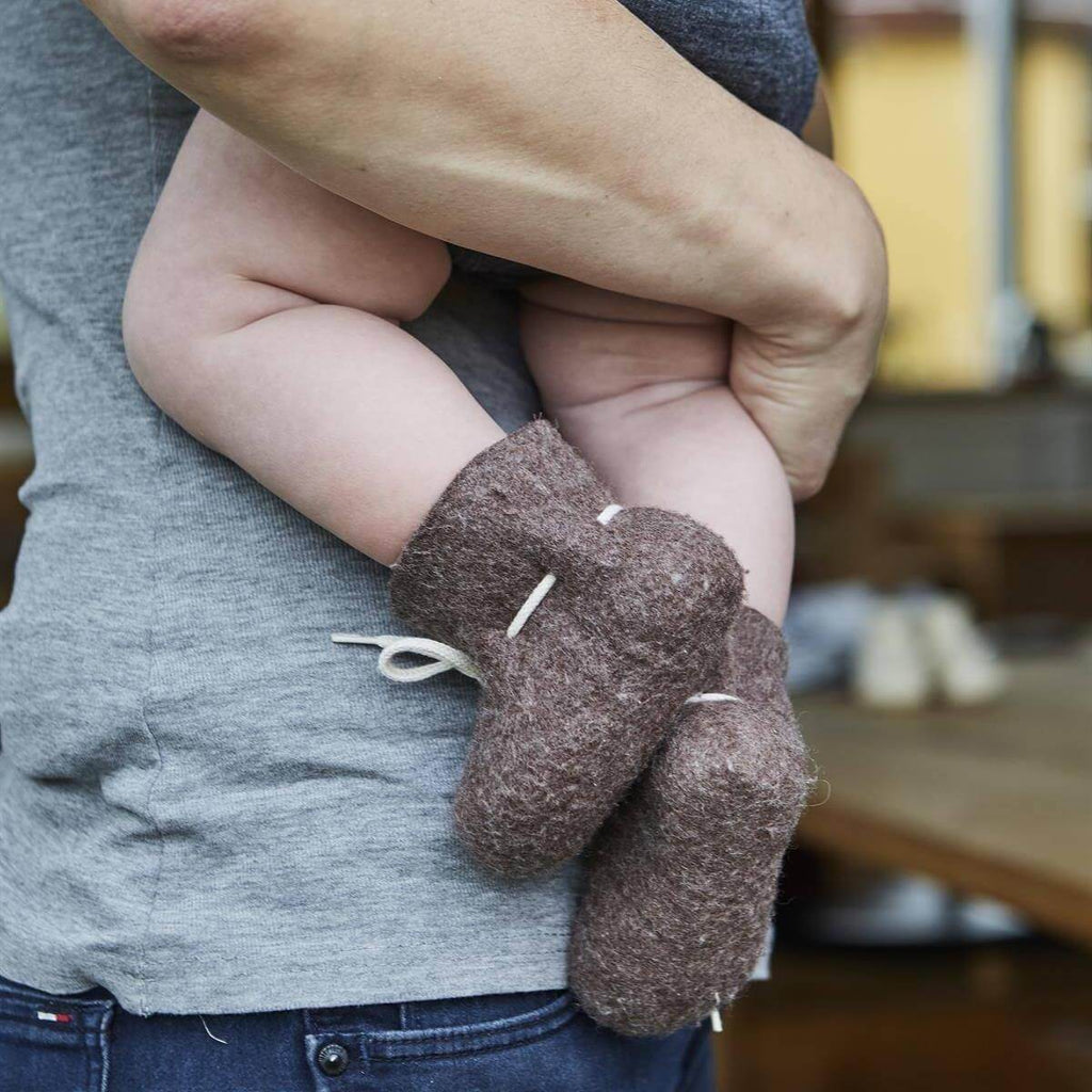 Baby boots Nature brown