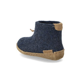 glerups Boot kids Boot with leather sole Denim
