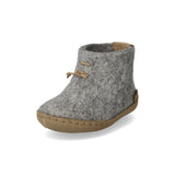 glerups Boot kids Boot with leather sole Grey