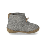 glerups Boot kids Boot with leather sole Grey