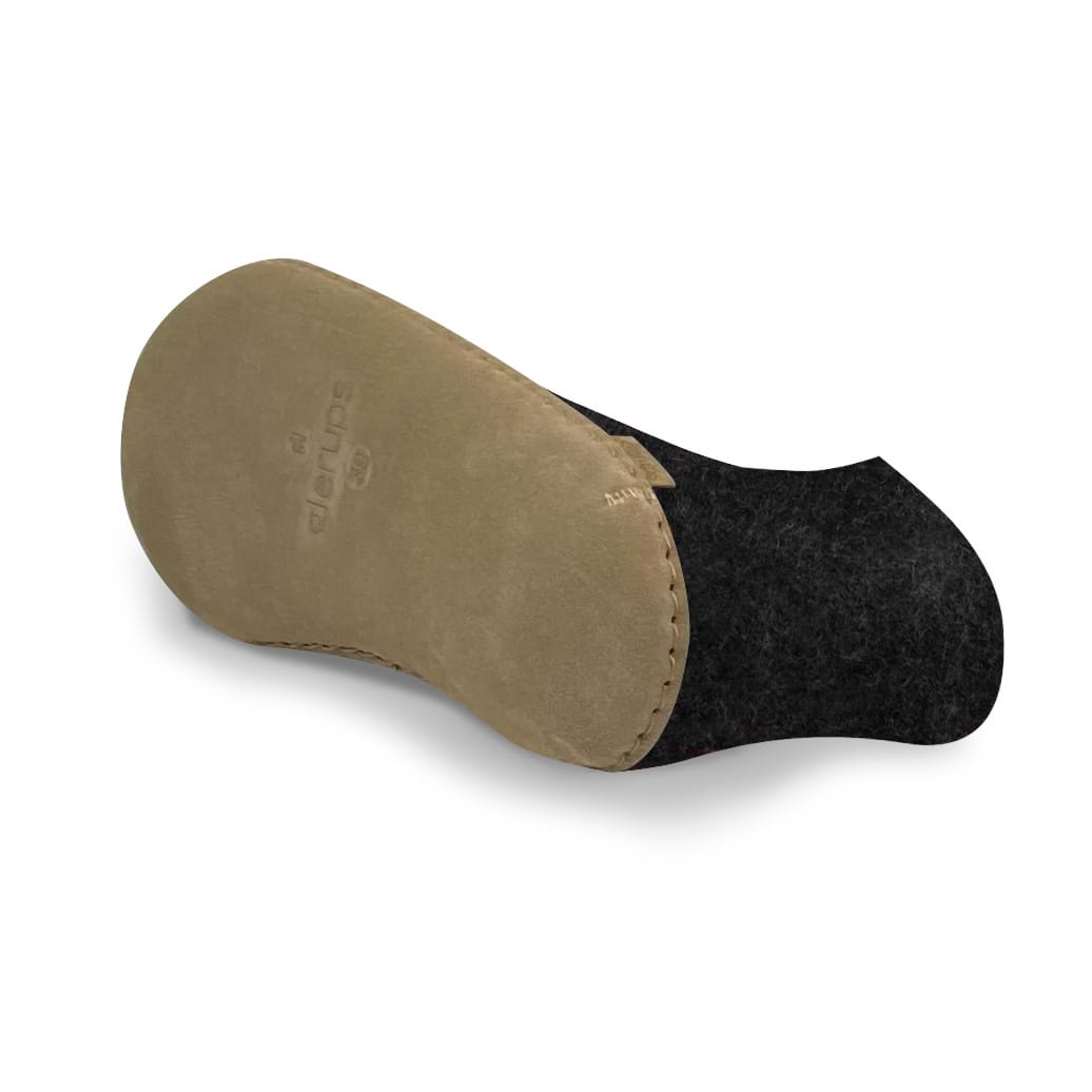 Boot with leather sole - Charcoal â glerups.com