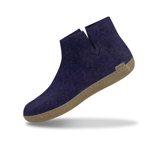 glerups Boot with leather sole Boot with leather sole Purple