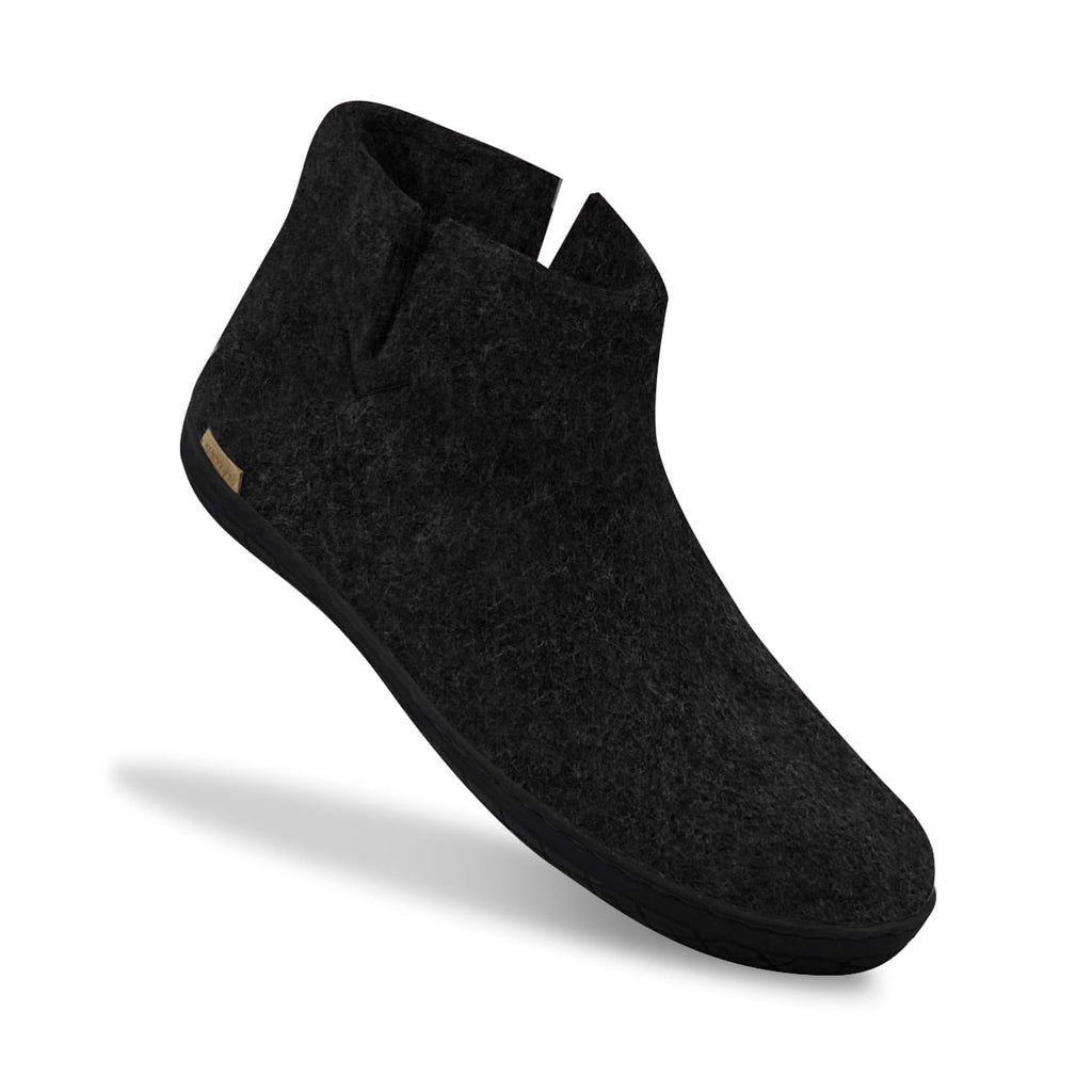 Mens slipper boots with rubber sole outlet