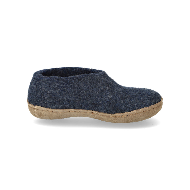 glerups Shoe junior Shoe with leather sole Denim