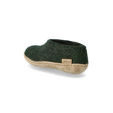 glerups Shoe junior Shoe with leather sole Forest