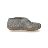 glerups Shoe junior Shoe with leather sole Grey