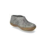 glerups Shoe junior Shoe with leather sole Grey