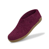 glerups Shoe with leather sole Shoe with leather sole Cranberry