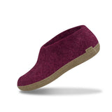 glerups Shoe with leather sole Shoe with leather sole Cranberry